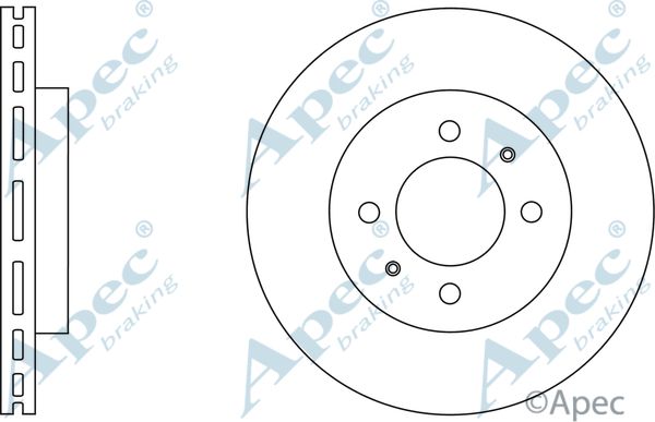 APEC BRAKING Тормозной диск DSK2642